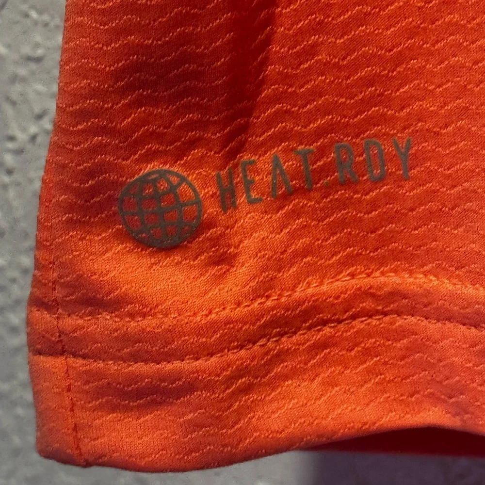 Adidas Men's Heat.rdy Polo “Vibrant Orange” Size 2XL